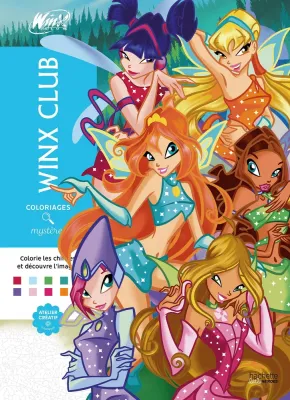 Раскраска по номерам Coloriages Mystères - Winx Club