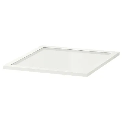 IKEA KOMPLEMENT (ИКЕА КОМПЛИМЕНТ) — Стеклянная полка, белый 50х58 см