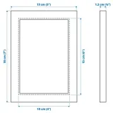 IKEA FISKBO (ИКЕА ФИСКБО) — Рамка, белый 10х15 см — фото 4
