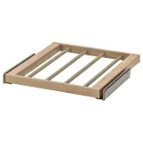 IKEA KOMPLEMENT (ИКЕА КОМПЛИМЕНТ) — Выдвижная вешалка для брюк, под беленый дуб 50х58 см — фото 1