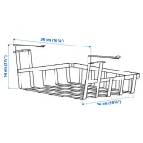 IKEA PÅLYCKE (ИКЕА ПОЛИКЕ) — Корзина с зажимом 36х26х14 см — фото 5