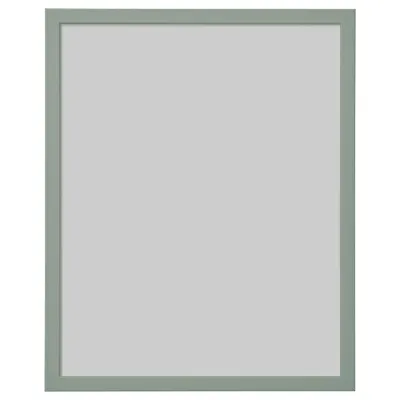IKEA FISKBO (ИКЕА ФИСКБО) — Рамка, светлая серо-зелёная 40x50 см
