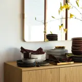IKEA STOCKHOLM (ИКЕА СТОКХОЛМ) — 2025 Тарелка десертная, чёрный 18 см — фото 3
