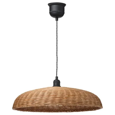 IKEA NARRKOLV (ИКЕА НАРРКОЛВ) — Лампа подвесная, ротанг 56 см