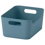 IKEA UPPDATERA (ИКЕА УППДАТЕРА) — Контейнер, серо-голубой 24x17 см — фото 1