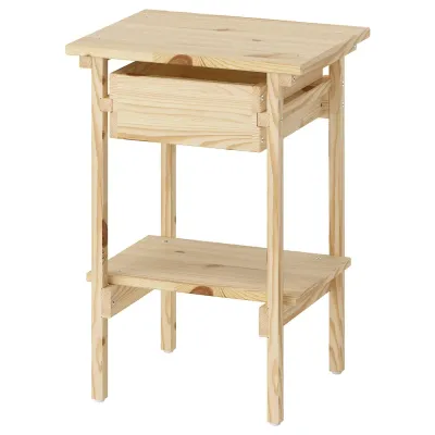 IKEA KRONÖREN (ИКЕА КРОНЁРЕН) — Тумба прикроватная, сосна 39x32x55 см
