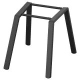 IKEA SKÅLSTA (ИКЕА СКОЛСТА) — Каркас стула, профилированный металл/черно-серый — фото 1