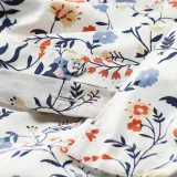 IKEA BRUDKRUSBÄR (ИКЕА БРУДКРУСБЭР) — Пододеяльник и 2 наволочки, белый разноцветный/цветочный узор 200х200/50х60 см — фото 4