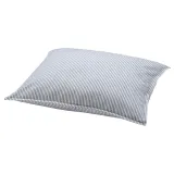 IKEA SOLFIBBLA (ИКЕА СОЛФИББЛА) — Наволочка, белый синий/полоски 50x60 см — фото 1