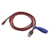 IKEA LILLHULT (ИКЕА ЛИЛЛХУЛТ) — USB-A на lightning, тёмный красно-коричневый 1.5 м — фото 1