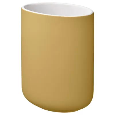 IKEA EKOLN (ИКЕА ЕКОЛН) — Стакан для зубных щёток, тёмно-жёлтый