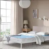 IKEA REXBEGONIA (ИКЕА РЕКСБЕГОНИА) — Наматрасник, синий 180x200 см — фото 2