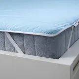 IKEA REXBEGONIA (ИКЕА РЕКСБЕГОНИА) — Наматрасник, синий 180x200 см — фото 4