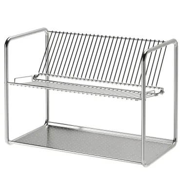 IKEA ORDNING (ИКЕА ОРДНИНГ) — Сушилка для посуды, нержавеющая сталь 50x27x36 см