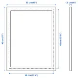 IKEA FISKBO (ИКЕА ФИСКБО) — Рамка, белый 30х40 см — фото 5