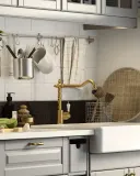 IKEA GLITTRAN (ИКЕА ГЛИТТРАН) — Смеситель кухонный, цвет латуни — фото 3