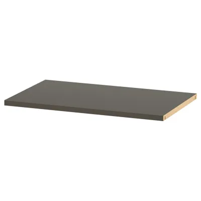 IKEA BESTÅ (ИКЕА БЕСТО) — Полка, тёмно-серый 56x36 см