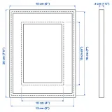 IKEA RÖDALM (ИКЕА РЁДАЛМ) — Рамка, чёрный 13x18 см — фото 7