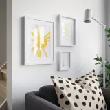 IKEA RÖDALM (ИКЕА РЁДАЛМ) — Рамка, белый 21x30 см — фото 4