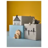 IKEA BARNDRÖM (ИКЕА БАРНДРЁМ) — Коробка, бежевый 26х37х26 см — фото 8