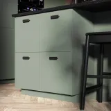 IKEA NICKEBO (ИКЕА НИКЕБО) — Фронтальная панель ящика, матовый серо-зелёный 40х10 см — фото 3