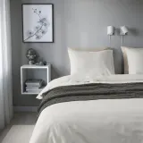IKEA PILTANDVINGE (ИКЕА ПИЛТАНДВИНГЕ) — Пододеяльник и наволочка, белый 150х200/50х60 см — фото 3