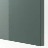 IKEA KALLARP (ИКЕА КАЛЛАРП) — Фасад ящика, глянец тёмный серо-зелёный 40x20 см — фото 2