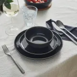 IKEA GLADELIG (ИКЕА ГЛАДЕЛИГ) — Миска, тёмно-серая 14 см — фото 3