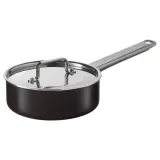 IKEA GULDÖRING (ИКЕА ГУЛДЁРИНГ) — Сотейник с крышкой, нержавеющая сталь/тёмно-серый 1 л — фото 1