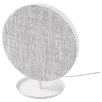 IKEA SOLSKYDD (ИКЕА СОЛСКИДД) — Колонка Bluetooth, белая 29 см