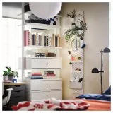 IKEA SKÅDIS (ИКЕА СКОДИС) — Корзинка, серая — фото 7