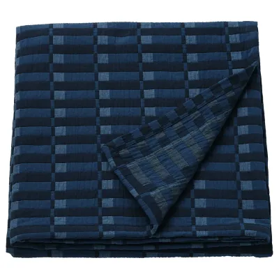 IKEA SKOGSKOVALL (ИКЕА СКОГСКОВАЛЛ) — Покрывало, синее 160x250 см