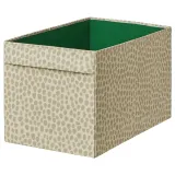 IKEA SLÄKT (ИКЕА СЛЭКТ) — Коробка для хранения, бежевая 55x33x33 см — фото 1