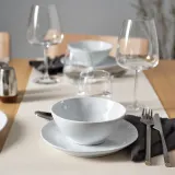 IKEA FORELLTETRA (ИКЕА ФОРЕЛЛТЕТРА) — Тарелка десертная, белая 19 см — фото 4