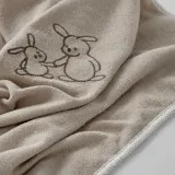 IKEA SKÖTSAM (ИКЕА СКЁТСАМ) — Чехол на пеленальный матрас, бежевый/махровый 53x83 см — фото 3