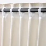 IKEA LENDA (ИКЕА ЛЕНДА) — Штора с подхватом, 2 шт., кремовый/на ленте 140х280 см — фото 4