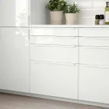 IKEA RINGHULT (ИКЕА РИНГУЛЬТ) — Фронтальная панель ящика, глянцевый белый 40x20 см — фото 3