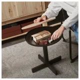 IKEA TIPHEDE (ИКЕА ТИПХЕДЕ) — Ковёр безворсовый тканый, чёрный/натуральный 155x220 см — фото 6