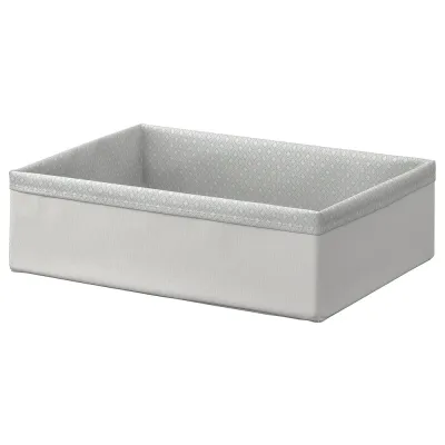 IKEA BAXNA (ИКЕА БАКСНА) — Органайзер, серый/белый 26x34x10 см
