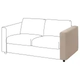 IKEA VIMLE (ИКЕА ВИМЛЕ) — Чехол на подлокотник, Халларп бежевый — фото 2