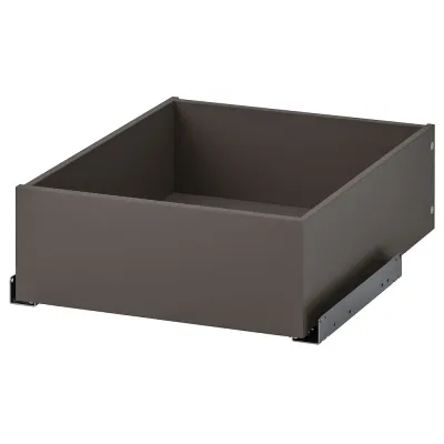 IKEA KOMPLEMENT (ИКЕА КОМПЛИМЕНТ) — Ящик, тёмно-серый 50x58 см