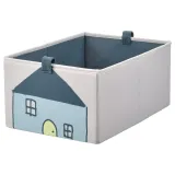IKEA BARNDRÖM (ИКЕА БАРНДРЁМ) — Коробка, бежевый 26х37х17 см — фото 1