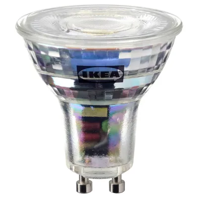 IKEA SOLHETTA (ИКЕА СОЛХЕТТА) — Светодиодная лампа GU10 345 люмен, с регулировкой яркости
