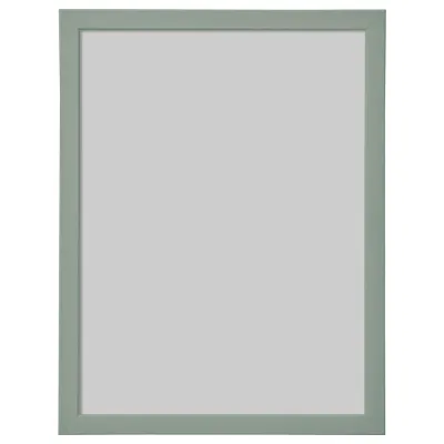 IKEA FISKBO (ИКЕА ФИСКБО) — Рамка, светлый серо-зеленый 30x40 см