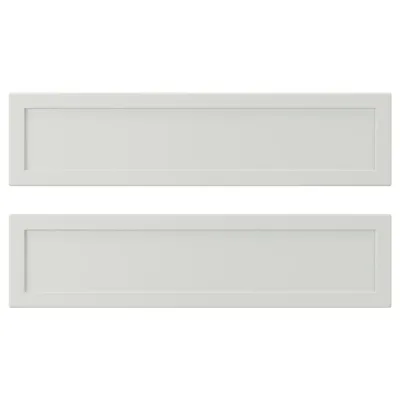 IKEA ASPUDDEN (ИКЕА АСПУДДЕН) — Фронтальная панель ящика, светло-серый 40х10 см