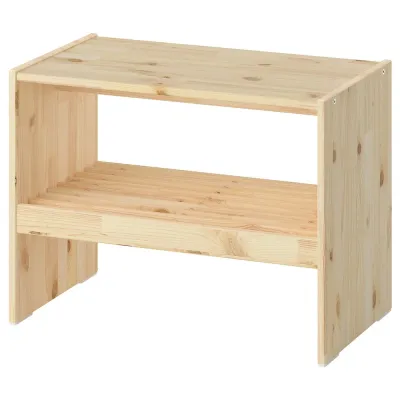 IKEA RAGGBERG (ИКЕА РАГГБЕРГ) — Скамья с полками для обуви, сосна 60x35x45 см