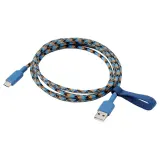 IKEA LILLHULT (ИКЕА ЛИЛЛХУЛТ) — Кабель USB-A/USB-C, синий/оранжевый 1.5 м — фото 1