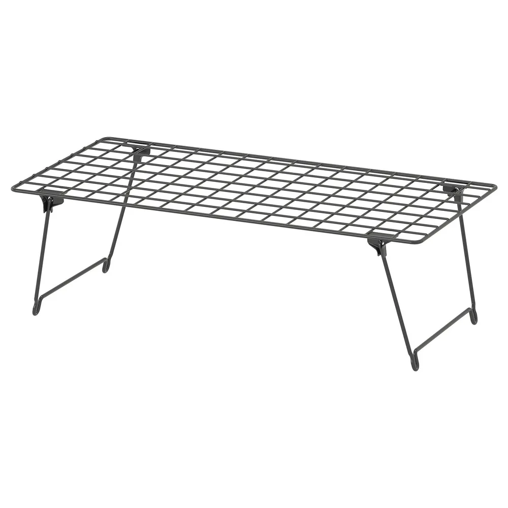 IKEA GREJIG (ИКЕА ГРЕЙИГ) — Полка для обуви, серый 58x27x17 см