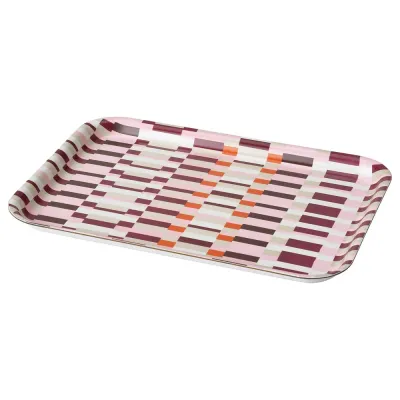 IKEA HÖSTAGILLE (ИКЕА ХЁСТАГИЛЛЕ) — Поднос, многоцветный 20х28 см