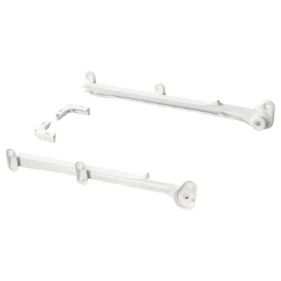 IKEA HJÄLPA (ИКЕА ХЙЭЛПА) — Выдвижная направляющая для корзин, белый 40 см